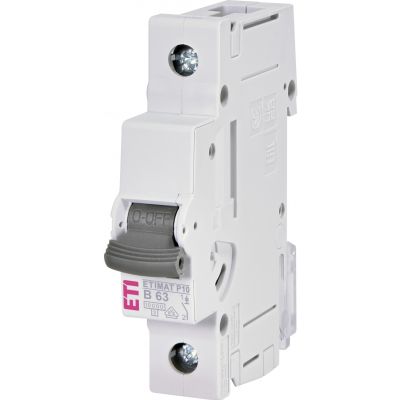 Wyłącznik nadprądowy ETIMAT P10 1P B63A 001901016 ETI (001901016)