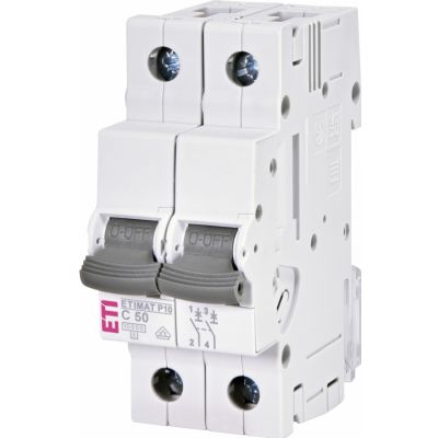 Wyłącznik nadprądowy ETIMAT P10 2P C50A 001901235 ETI (001901235)