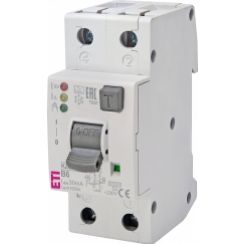 Wyłącznik różnicowonadprądowy KZS-2M2P 1P+N B6A 30mA typ A 002172401 ETI (002172401)