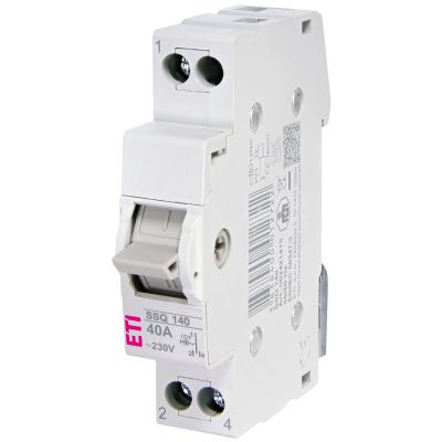 Przełącznik trójpołożeniowy modułowy 40A  1P SSQ 140 002421415 ETI (002421415)