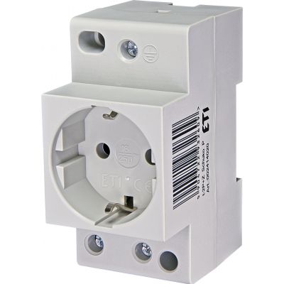 Gniazdo wtyczkowe t-2P+Z Schuko P 002414020 ETI (002414020)