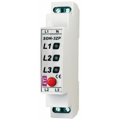 Sygnalizator obecności napięcia z przyciskiem (3 x czerwona LED) SON-3 ZP 002471410 ETI (002471410)