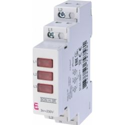 Sygnalizator obecności napięcia (3 x czerwona LED) SON H-3R 002471552 ETI (002471552)