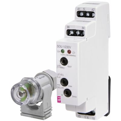 Automat zmierzchowy na szynę SOU-1/230V+senzor 002470011 ETI (002470011)