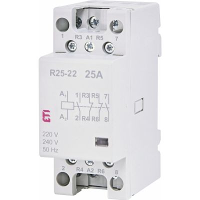 Stycznik modułowy 25A 2Z 2R 2M 4P  R 25-22 230V 002462340 ETI (002462340)