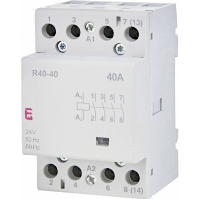 Stycznik modułowy 40A 4Z 3M 4P  R 40-40 24V 002463411 ETI (002463411)