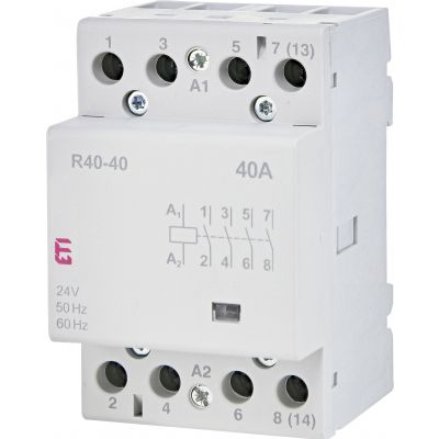 Stycznik modułowy 40A 4Z 3M 4P  R 40-40 24V 002463411 ETI (002463411)