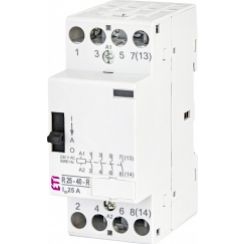 Stycznik modułowy ze sterowaniem ręcznym 25A 4Z 2M 4P  R 25-40-R-230V AC 002464052 ETI (002464052)