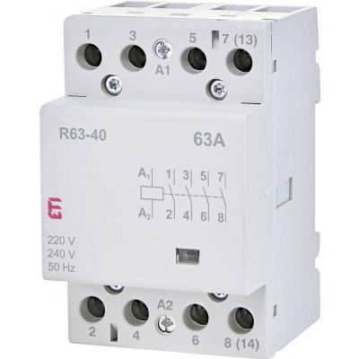 Stycznik modułowy 40A 4R 3M 4P  RD 40-04-24V AC/DC 002464025 ETI (002464025)