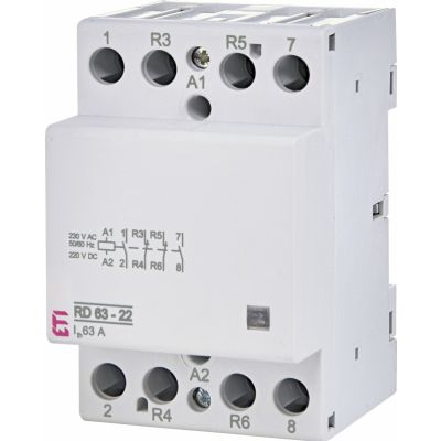 Stycznik modułowy 63A 2Z 2R 3M 4P  RD 63-22-230V AC/DC 002464030 ETI (002464030)