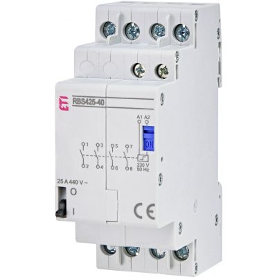 Stycznik bistabilny 25A 4P 4Z 2M RBS425-40-230V AC 002464125 ETI (002464125)