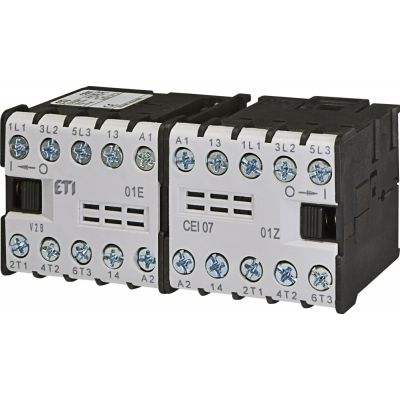 Styczniki mini z blokadą mech. CEI07.01-24V-50/60Hz 004641610 ETI (004641610)