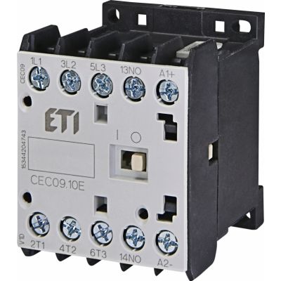 Stycznik silnikowy miniaturowy CEC09.10-110V-50/60HZ 004641065 ETI (004641065)