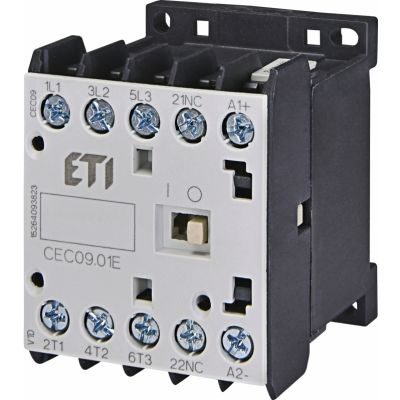 Stycznik silnikowy miniaturowy CEC09.01-110V-50/60HZ 004641071 ETI (004641071)