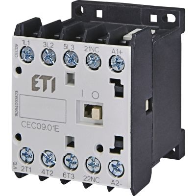 Stycznik silnikowy miniaturowy CEC09.01-110V-50/60HZ 004641071 ETI (004641071)