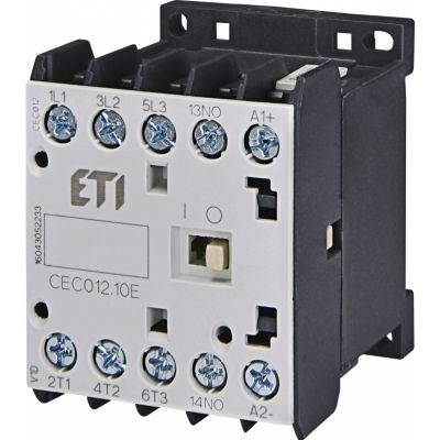 Stycznik silnikowy miniaturowy CEC012.10-110V-50/60HZ 004641077 ETI (004641077)