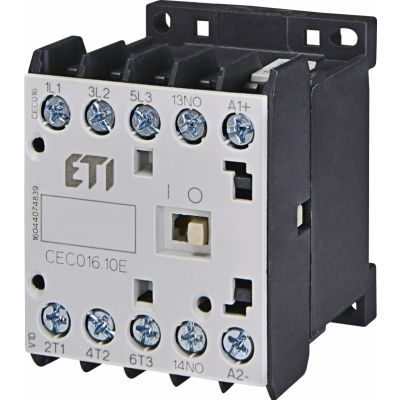 Stycznik silnikowy miniaturowy CEC016.10 230V-50/60Hz 004641090 ETI (004641090)