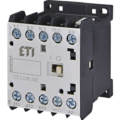 Stycznik silnikowy miniaturowy CEC016.10 230V-50/60Hz 004641090 ETI (004641090)