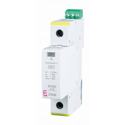 Ogranicznik przepięć T2 (C) ETITEC C T2 275/20 1+0 RC 002440394 ETI (002440394)