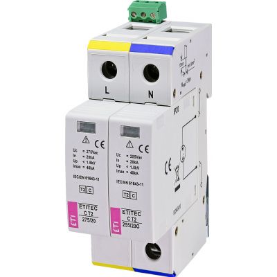 Ogranicznik przepięć T2 (C) ETITEC C T2 275/20 1+1 RC 002440402 ETI (002440402)