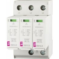 Ogranicznik przepięć T1+T2 (B+C) - bez prądu upływu ETITEC SM T12 300/12,5 3+0 002440544 ETI (002440544)