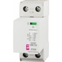 Ogranicznik przepięć T1+T2 (B+C) - iskiernik ETITEC GSMF T12 275/25 1+0 002440723 ETI (002440723)