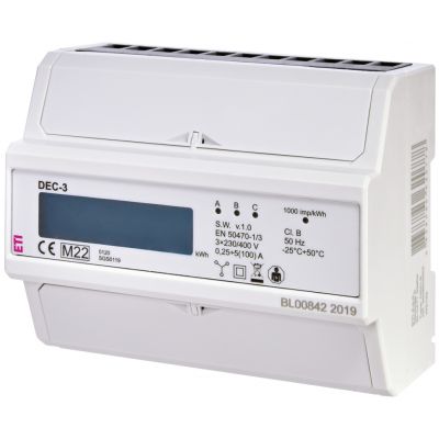 Wskaźnik zużycia energii 3-fazowy DEC-3 004804052 ETI (004804052)
