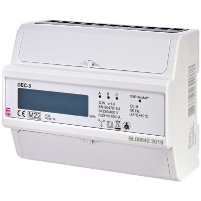 Wskaźnik zużycia energii 3-fazowy DEC-3 004804052 ETI (004804052)