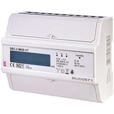 Wskaźnik zużycia energii 3-fazowy z modbus DEC-3MOD CT 004804055 ETI (004804055)