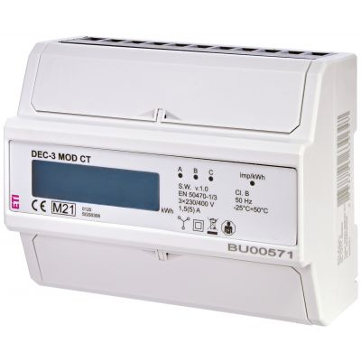 Wskaźnik zużycia energii 3-fazowy z modbus DEC-3MOD CT 004804055 ETI (004804055)