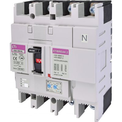 Wyłącznik mocy 36kA wyzw. TM EB2 250/4S 160A 4p 004671084 ETI (004671084)
