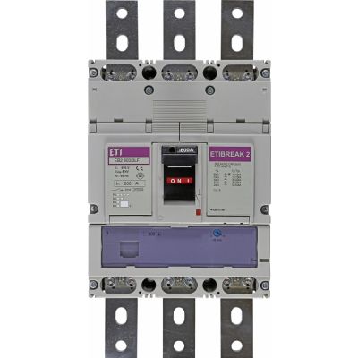 Wyłącznik mocy 36kA wyzw. TM (regulacja magnetyczna) EB2 800/3LF 800A 3P 004672204 ETI (004672204)