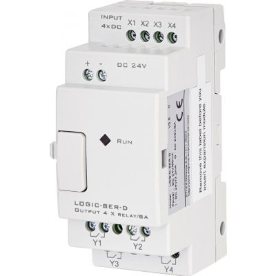 Moduł rozszerzeń 24VDC 4/4 we/wy przek. LOGIC-8ER-D 004780008 ETI (004780008)