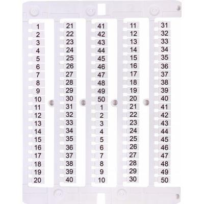 Oznacznik 1 do 50 (100 szt.) ES-NU0851001 003903077 ETI (003903077)