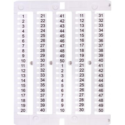 Oznacznik 1 do 50 (100 szt.) ES-NU0851001 003903077 ETI (003903077)