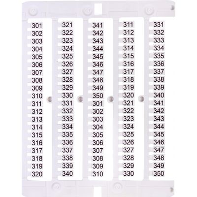 Oznacznik 301 do 350 (100 szt.) ES-NU0851301 003903083 ETI (003903083)