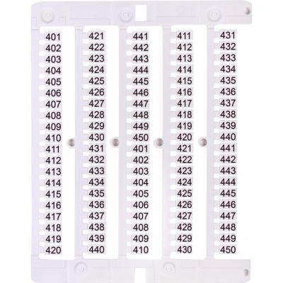 Oznacznik 401 do 450 (100 szt.) ES-NU0851401 003903085 ETI (003903085)