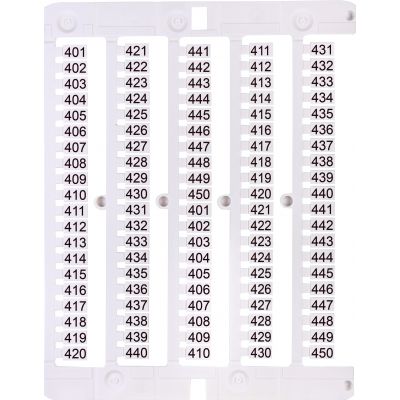 Oznacznik 401 do 450 (100 szt.) ES-NU0851401 003903085 ETI (003903085)