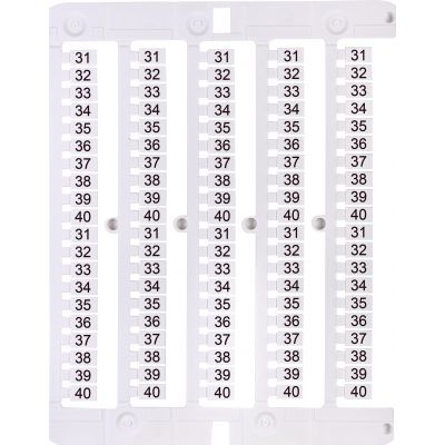 Oznacznik 31 do 40 (100 szt.) ES-NU0851540 003903100 ETI (003903100)