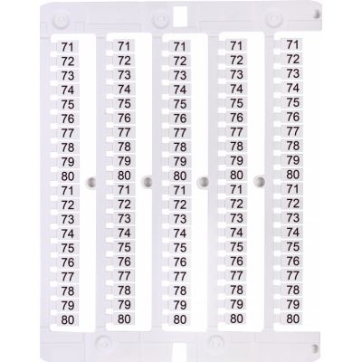 Oznacznik 71 do 80 (100 szt.) ES-NU0851580 003903104 ETI (003903104)