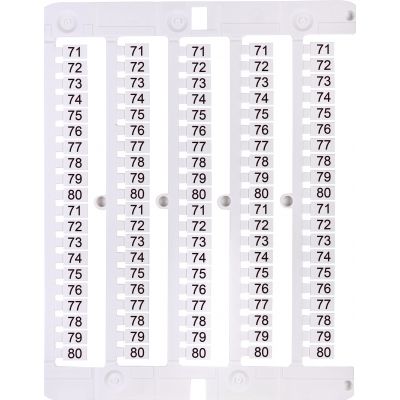 Oznacznik 71 do 80 (100 szt.) ES-NU0851580 003903104 ETI (003903104)