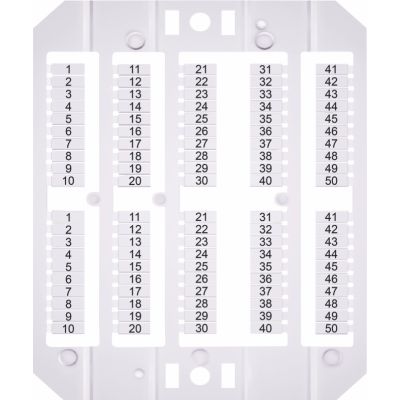 Oznacznik 1-50 (500 szt.) ESP-SHZ/1/1_50 003903197 ETI (003903197)