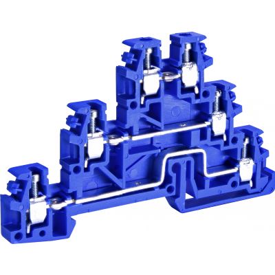 Złączka gwintowa 3-poziomowa 2,5 mm2 (niebieska) ESC-TLD2B 003903249 ETI (003903249)
