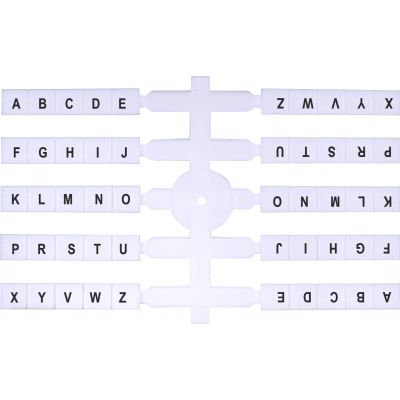 Oznacznik elastyczny (10 x 20 szt.) EO3 A-Z without Q 003901812 ETI (003901812)