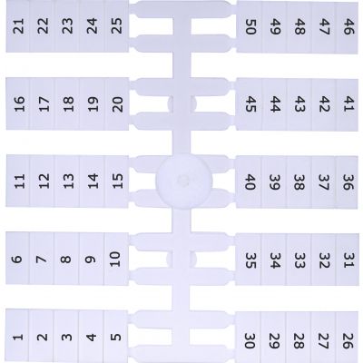 Oznacznik elastyczny (4 x 50 szt.) EO4 1-50 003901773 ETI (003901773)