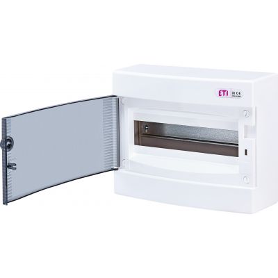 Rozdzielnica natynkowa 1x12 drzwi transparentne ECT12PT 001101001 ETI (001101001)