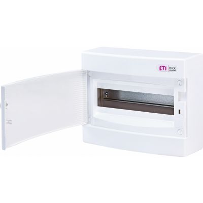 Rozdzielnica natynkowa 1x12 drzwi białe ECT12PO 001101006 ETI (001101006)