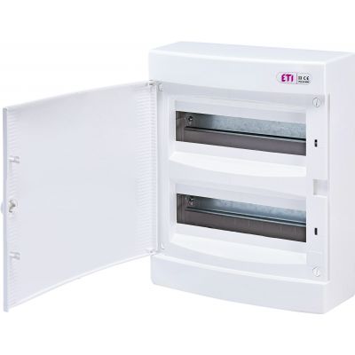 Rozdzielnica natynkowa 2x12 drzwi białe ECT24PO-s 001101072 ETI (001101072)