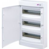 Rozdzielnica natynkowa 3x12 drzwi białe ECT36PO-s 001101073 ETI (001101073)