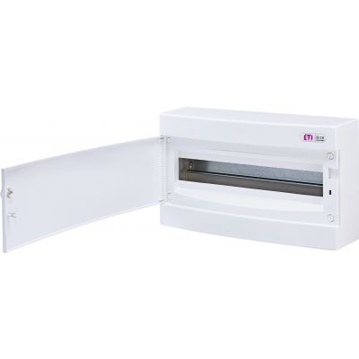 Rozdzielnica natynkowa 1x18 drzwi białe ECT18PO-s 001101071 ETI (001101071)